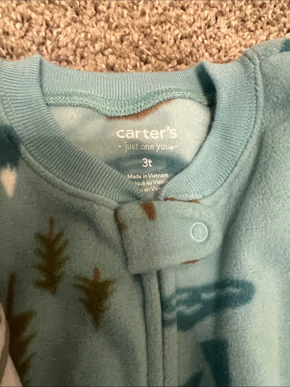 Carter's Navy, Teal & Mint Woodland Animal Sleep Sack Bundle